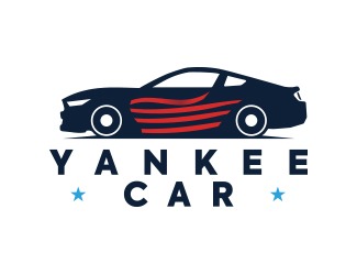 Projekt graficzny logo dla firmy online yankee car